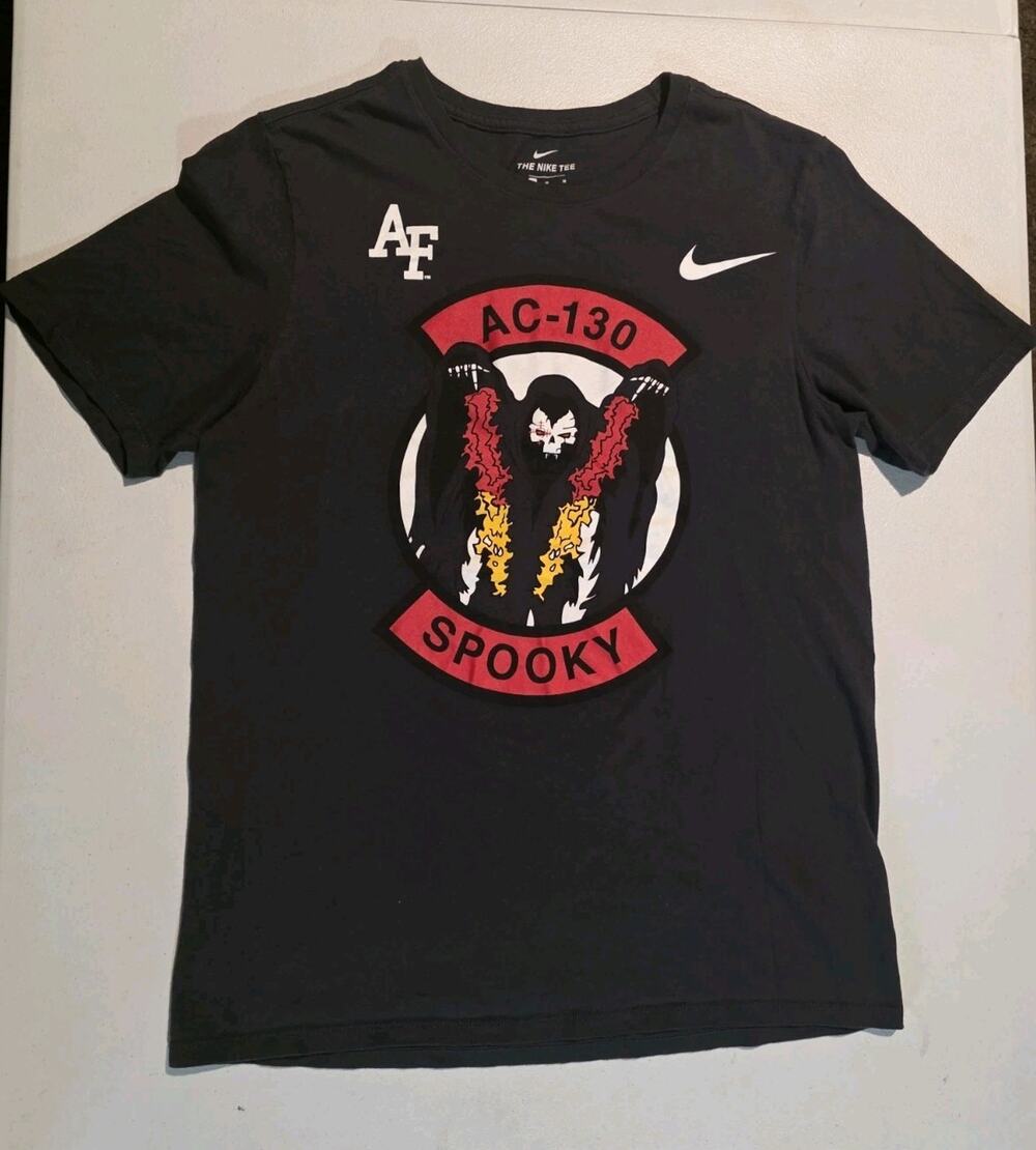 Air Force Falcons Nike AC-130 Spooky Patch T-Shirt- Anthracite